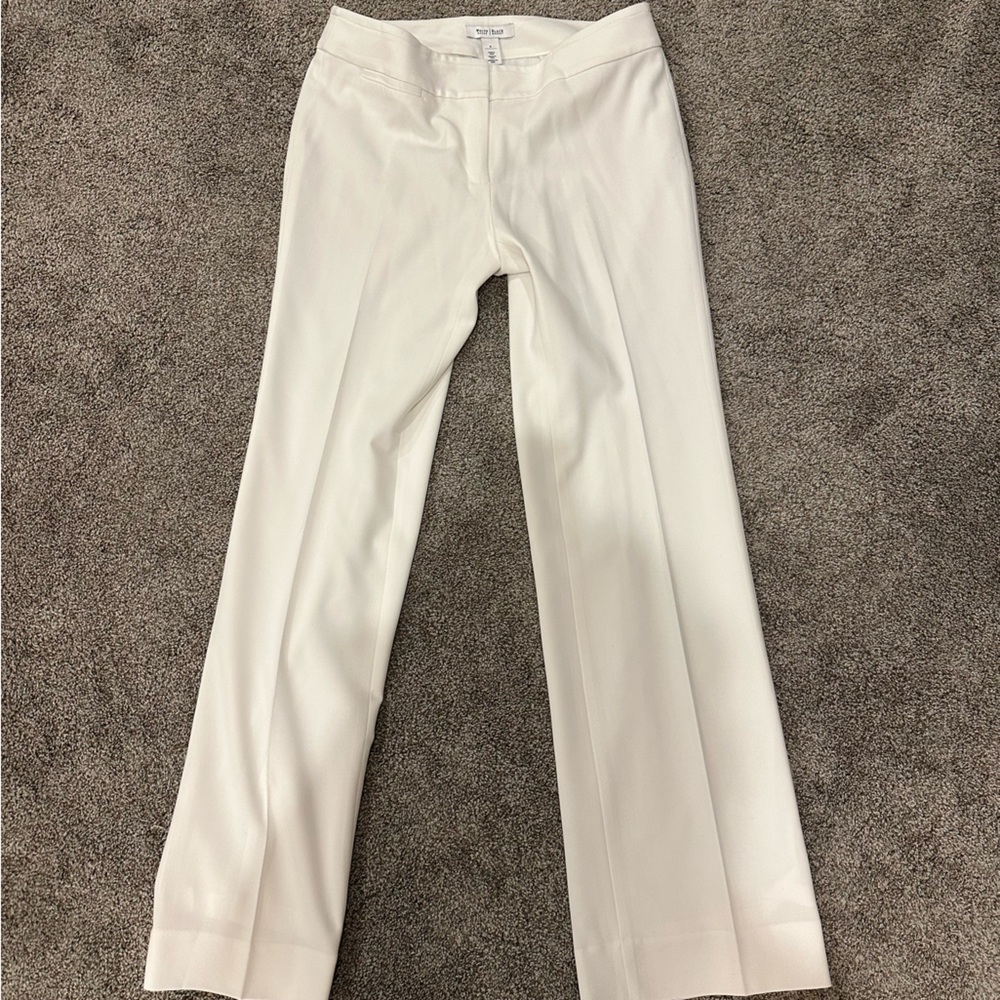 White House Black Market Winter White Dress Pants